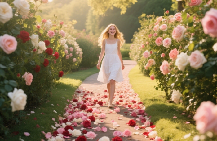 A Private Rose Garden Experience