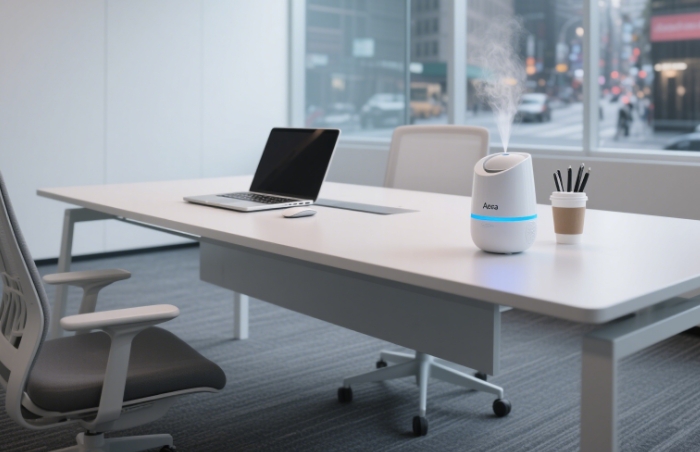 Aera diffuser in a modern office setting