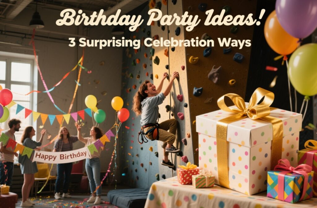 Birthday Party Ideas: 3 Surprising Celebration Ways