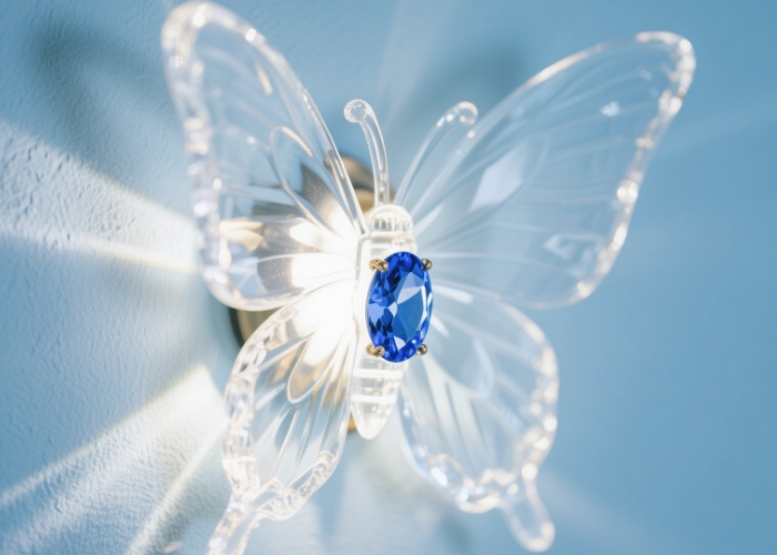 Close-up of the butterfly diffuser with natural light