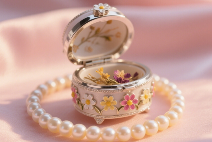 Floral Scent Locket Bangle