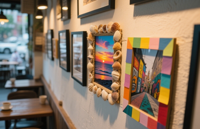 Personalized photo frame display
