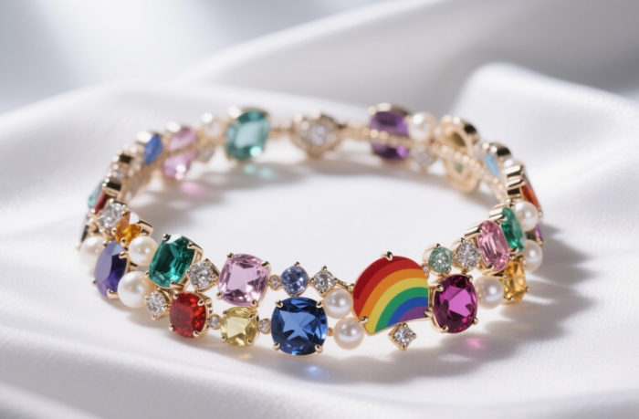 Rainbow Gemstone Bracelet