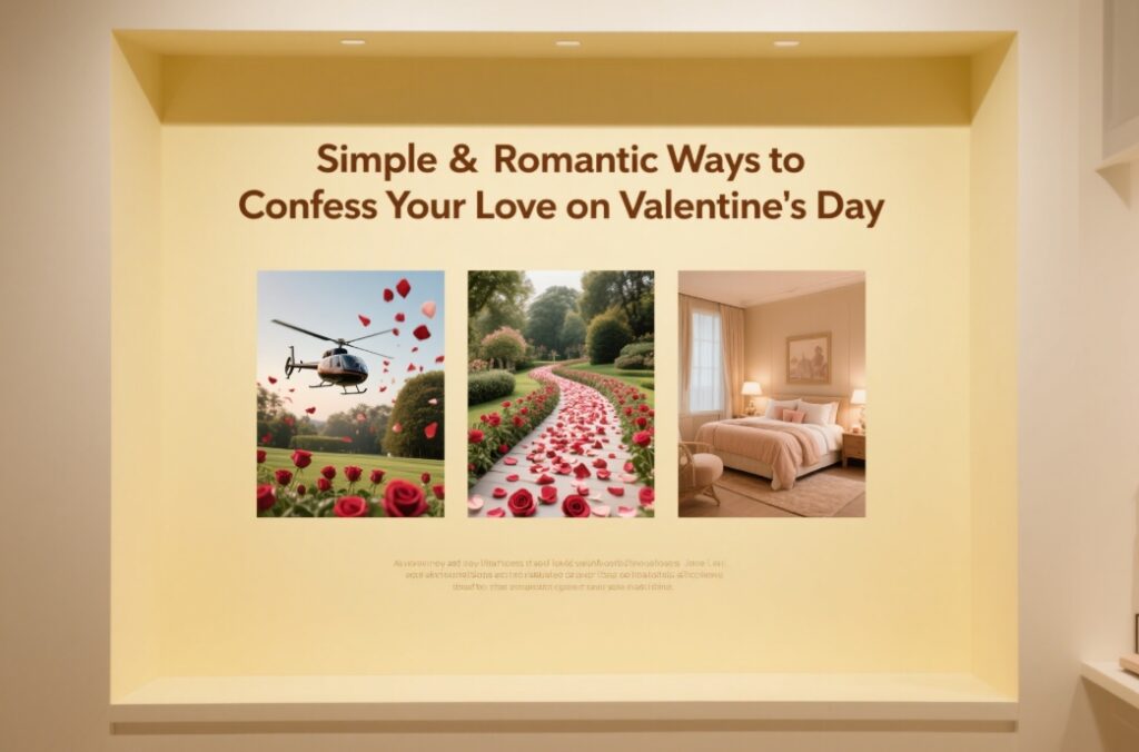 Simple & Romantic Ways to Confess Your Love on Valentine's Day
