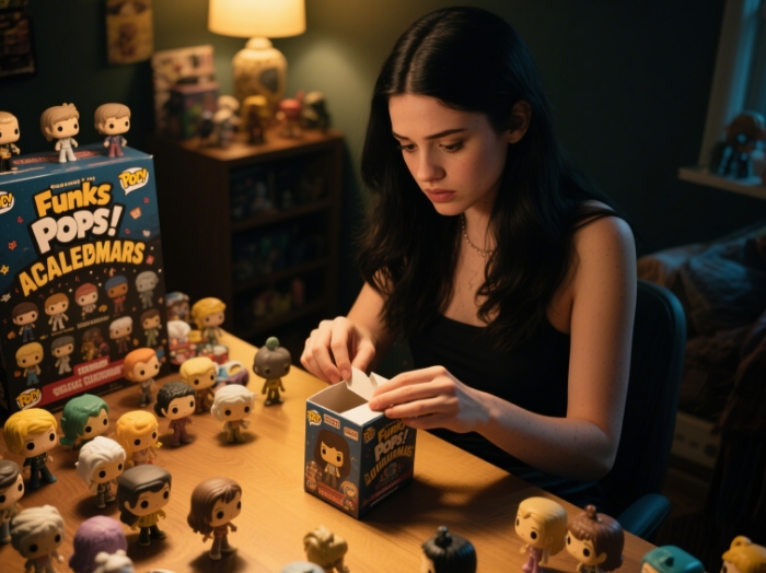 The fun moment of opening the blind box