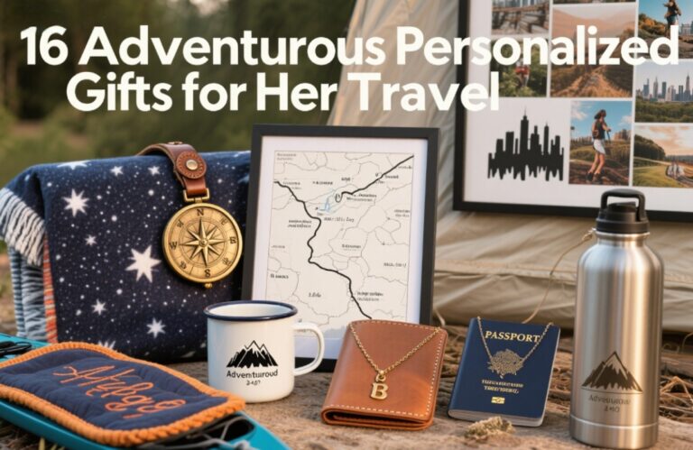16 Adventurous Personalized Gifts for Her Travel