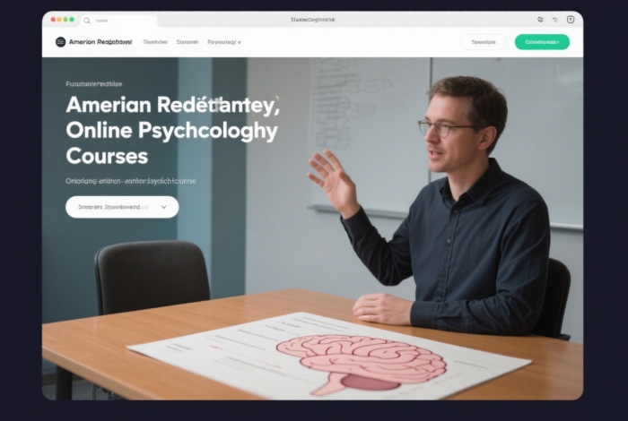 A screenshot of an online psychology class