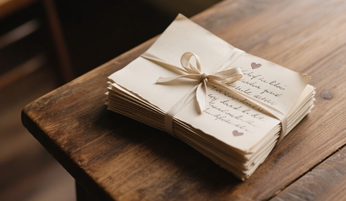 A set of handwritten love letters