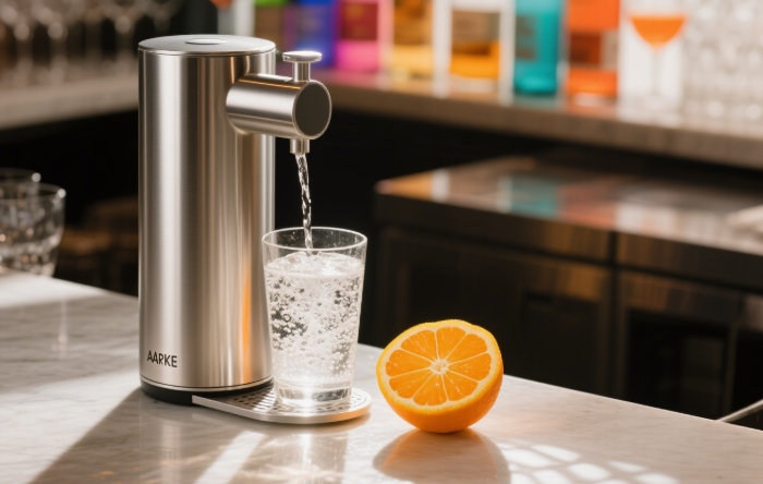 Aarke seltzer maker for homemade sparkling drinks in summer