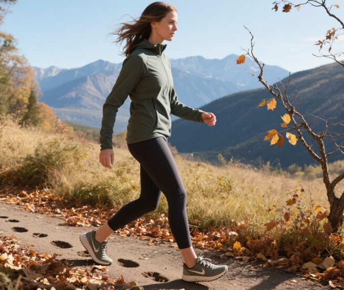 Allbirds Tree Dashers on a hiking trail with nature backdrop