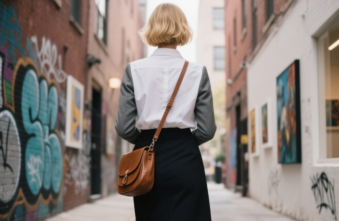 Anti-theft crossbody bag for safe summer travel