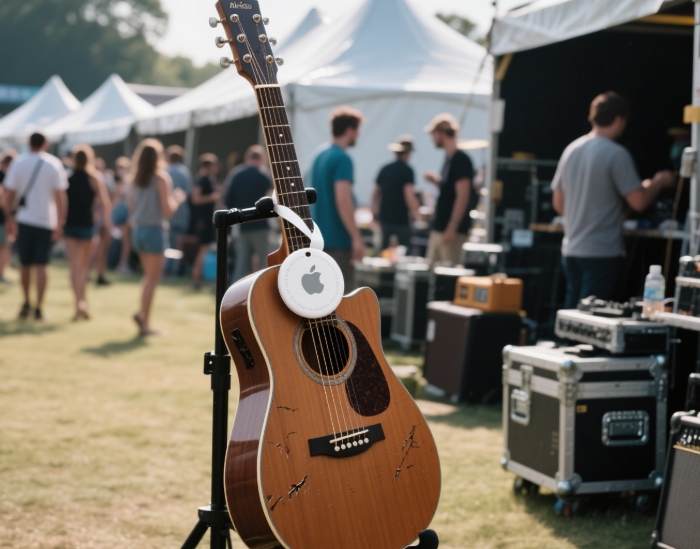 Apple AirTag for musician’s gear tracking