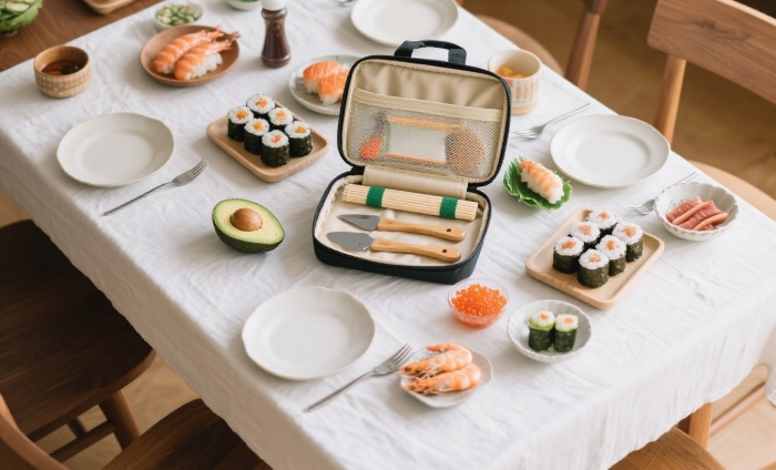 Beginner sushi-making kit, fun couples’ activity gift under $25