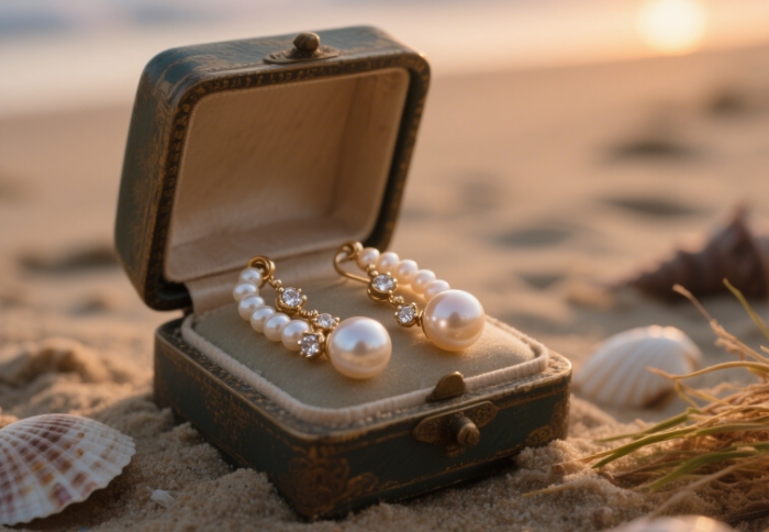 Bohemian saltwater tassel earrings for summer adventures