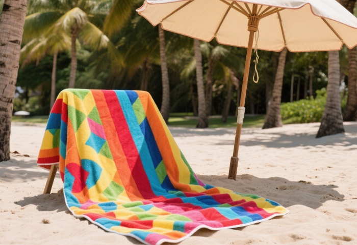 Compact quick-dry travel towel for summer trips