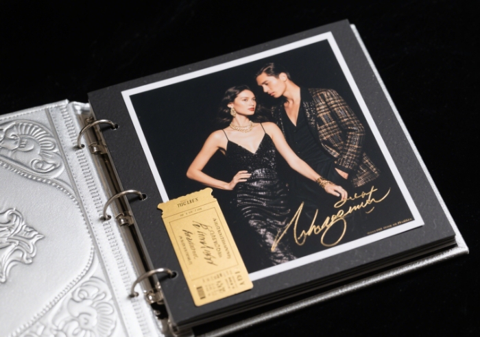 Custom adventure scrapbook for couples, anniversary memory gift under $200