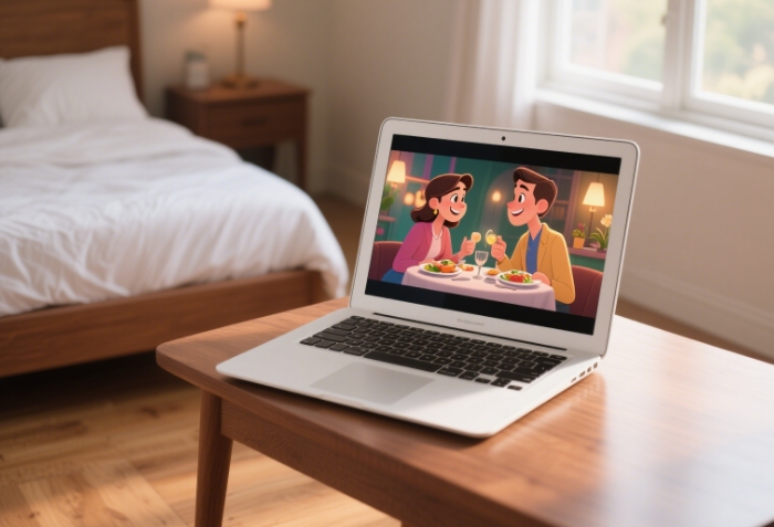 Custom animated love story short film, one-of-a-kind anniversary gift under $600