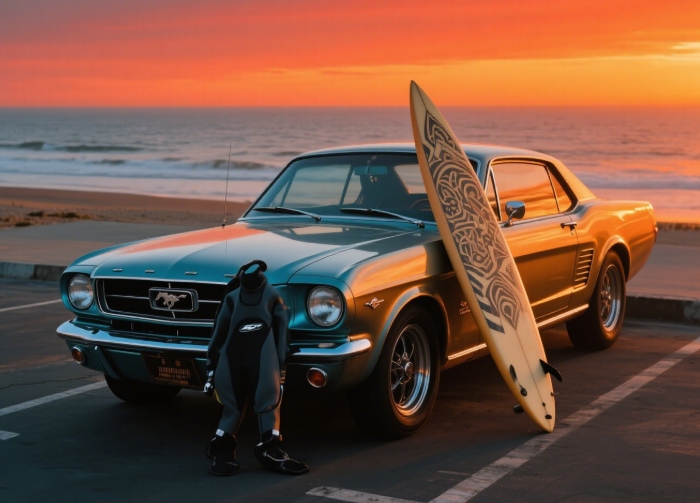 Custom his & hers surfboards summer gift, luxury personalized adventure gear