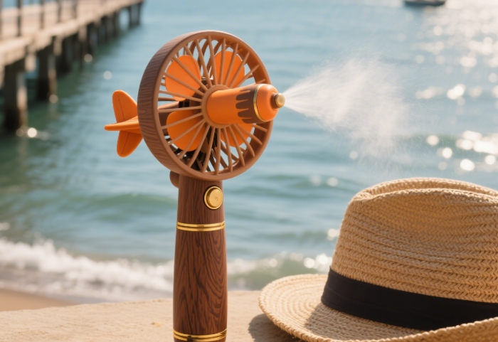 Cute portable misting fan for summer outings – best practical gift for her