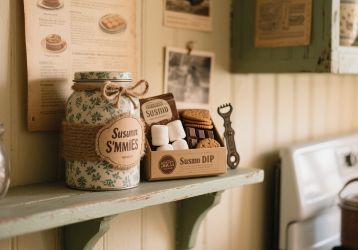 DIY s’mores kit, fun and delicious summer gift idea