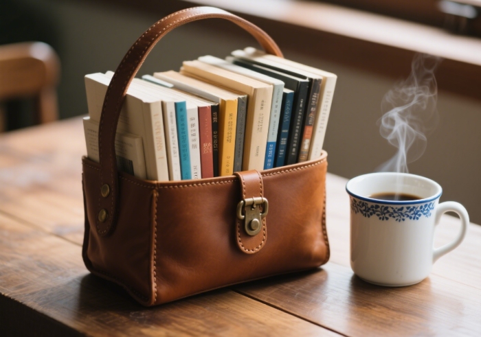 Durable book lover tote bag, perfect gift for avid readers.