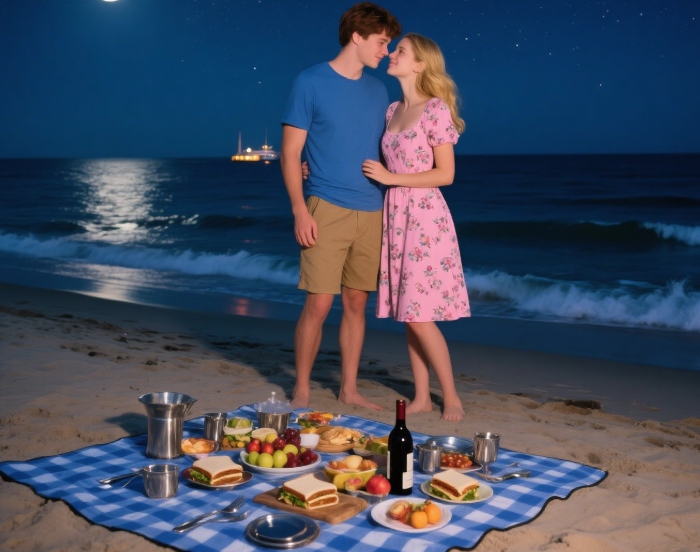 Enchanted glow picnic set - magical summer evening gift idea