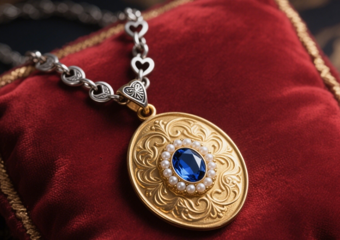 Engraved silver locket for anniversary gifts, holds photos or keepsakes, under $400