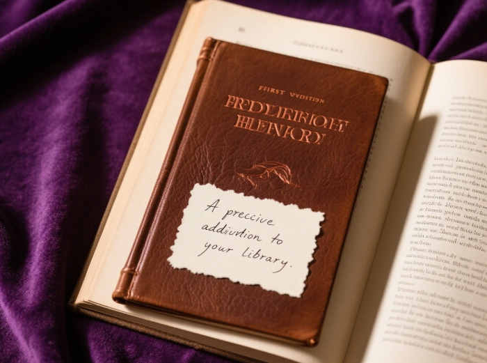 First edition classic novel, luxury collector’s gift for serious bibliophiles.