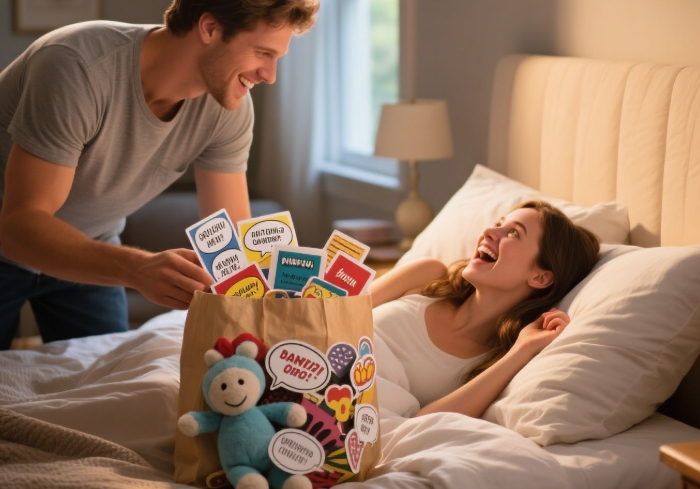 Funny mental health pick-me-up gift for girlfriend