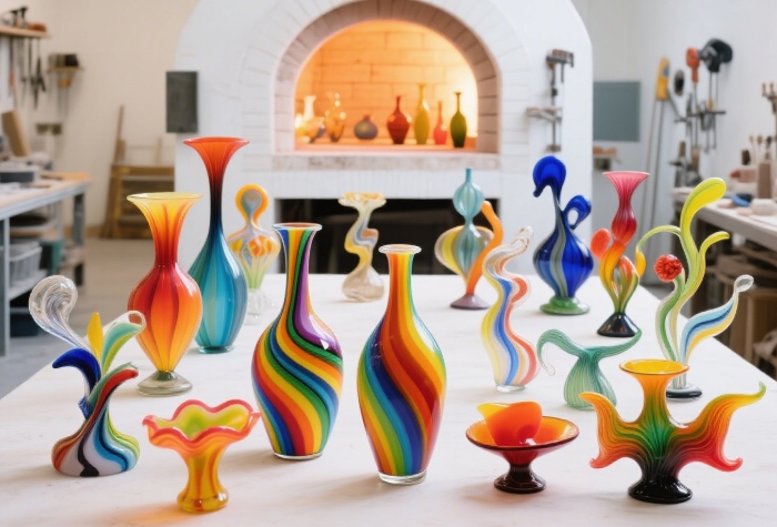 Glass fusing workshop - colorful creative anniversary experience