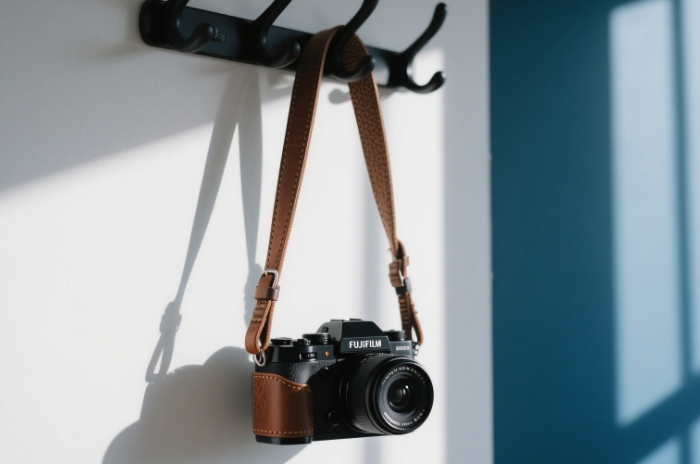 Gordy’s leather camera strap - stylish gift for female photographers