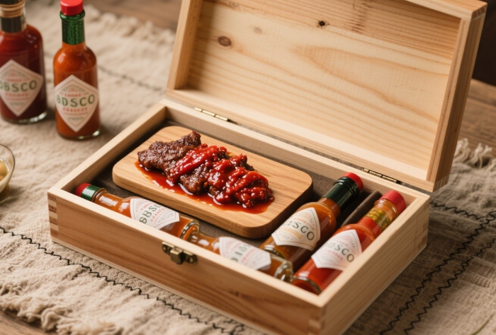 Gourmet hot sauce gift set