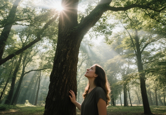 Healing forest therapy walk adventure gift for woman overcoming challenges