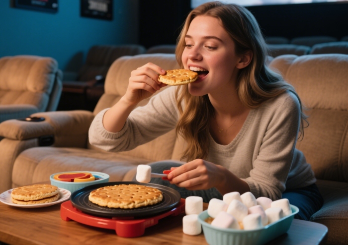 Indoor s'mores kit gift for cozy girlfriend nights