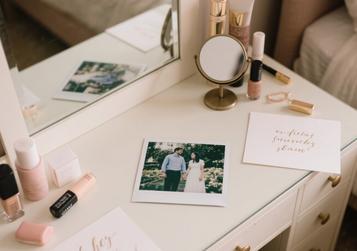 Instant Fujifilm camera printing polaroids for long-distance memory keeping