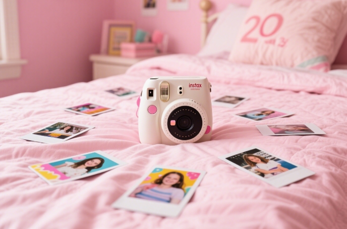 Instant film Polaroid camera fun nostalgic gift for 20-year-old girl