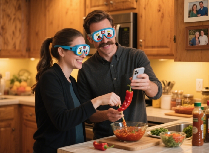 Interactive hot sauce making class for spice-loving couples