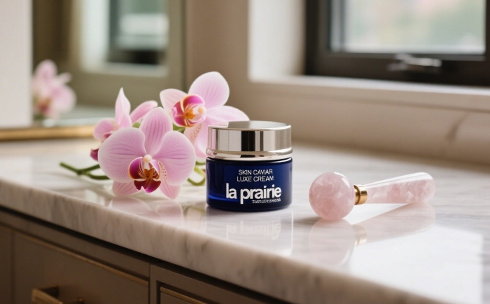La Prairie Skin Caviar Luxe Cream, luxury anti-aging moisturizer with caviar extract