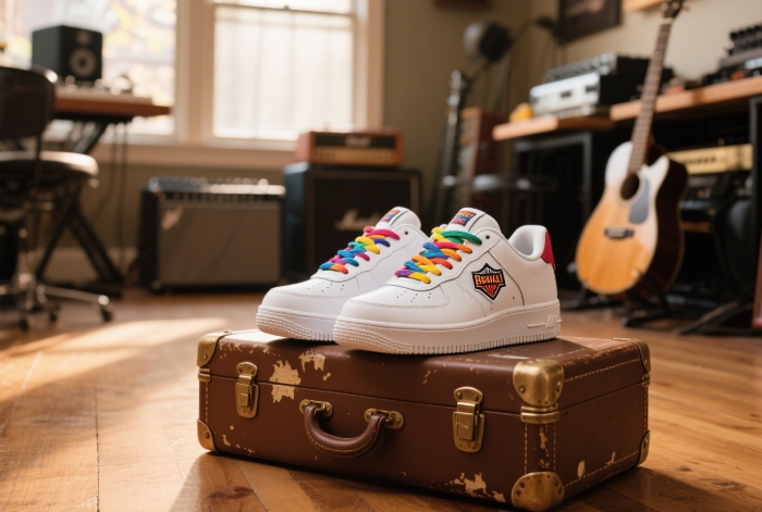 Limited-edition band sneakers for music-loving girlfriend