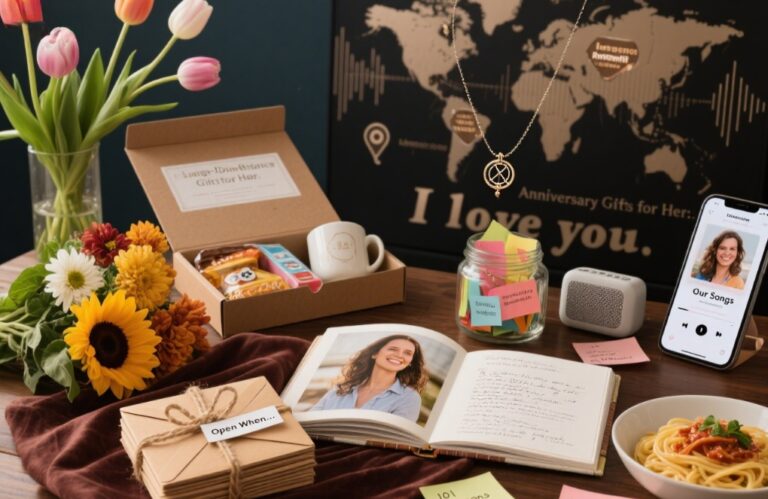 Long-Distance Anniversary Gifts for Her: Romantic Ideas