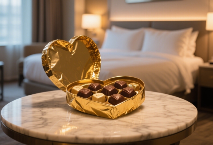 Luxury chocolate gift box for promotion celebrations.
