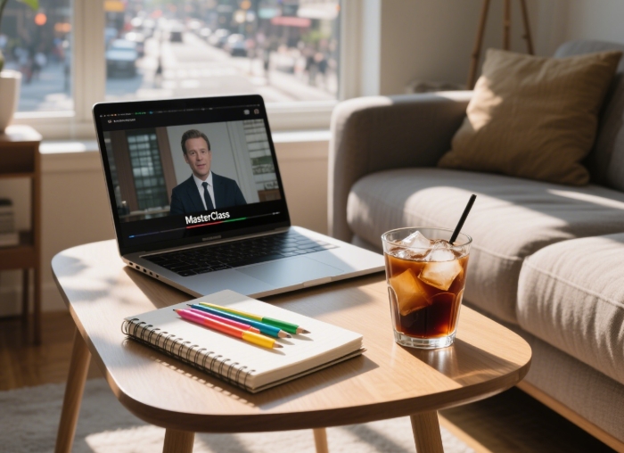 MasterClass subscription for online courses and skill-building during summer