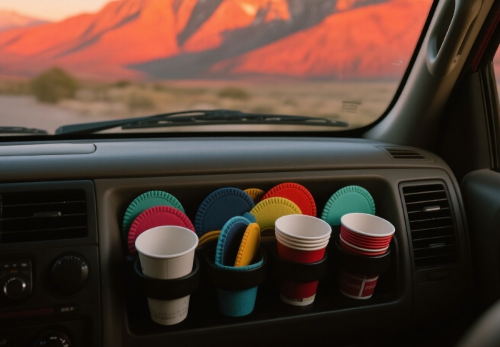 Mini national park coasters for car adventures - $22 gift for outdoorsy women