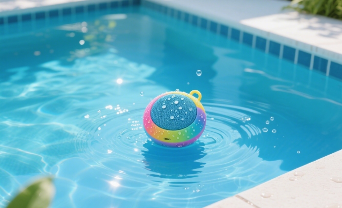 Mini waterproof Bluetooth speaker, portable summer gift under $30