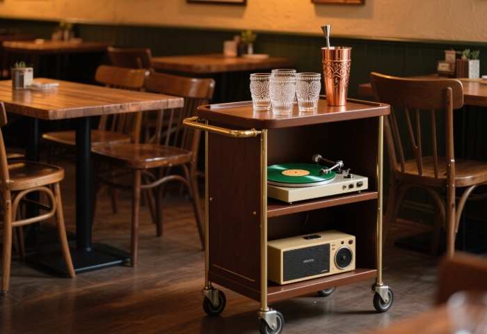 Music-themed cocktail set for party-loving couples