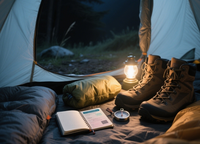 National parks lifetime pass with couples adventure journal