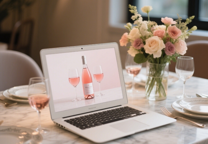 Online wine tasting gift for couples celebrating promotions.