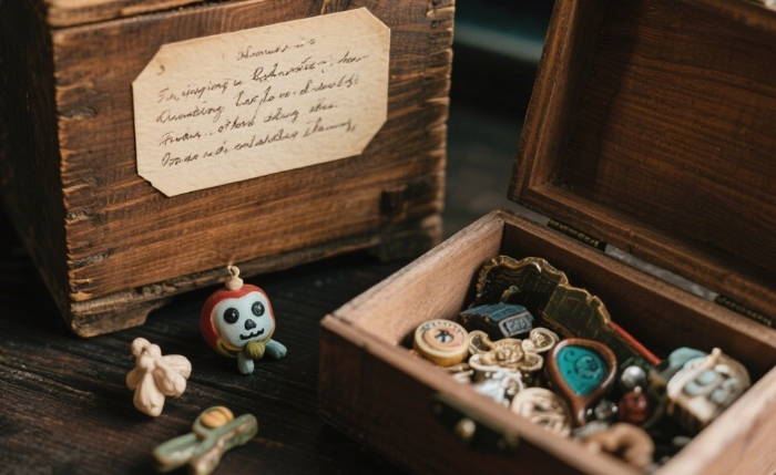 Open when graduation gift box with funny and sentimental items.