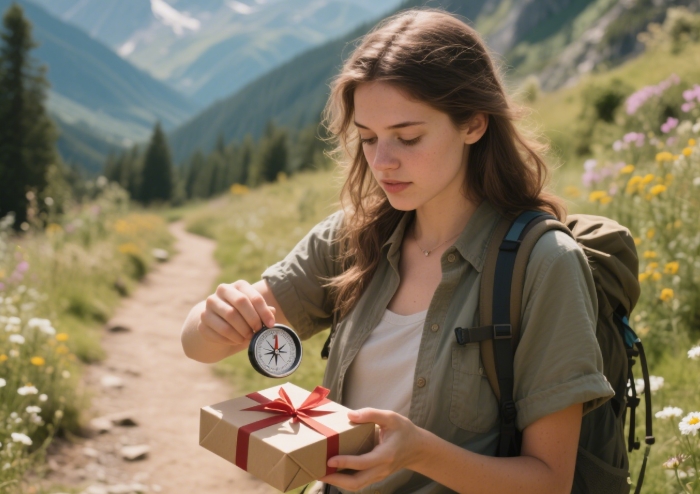 Outdoor adventure gift bundle for nature-loving girlfriend