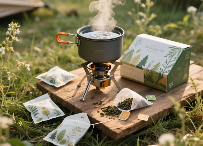Outdoor-themed tea gift set for her - $26